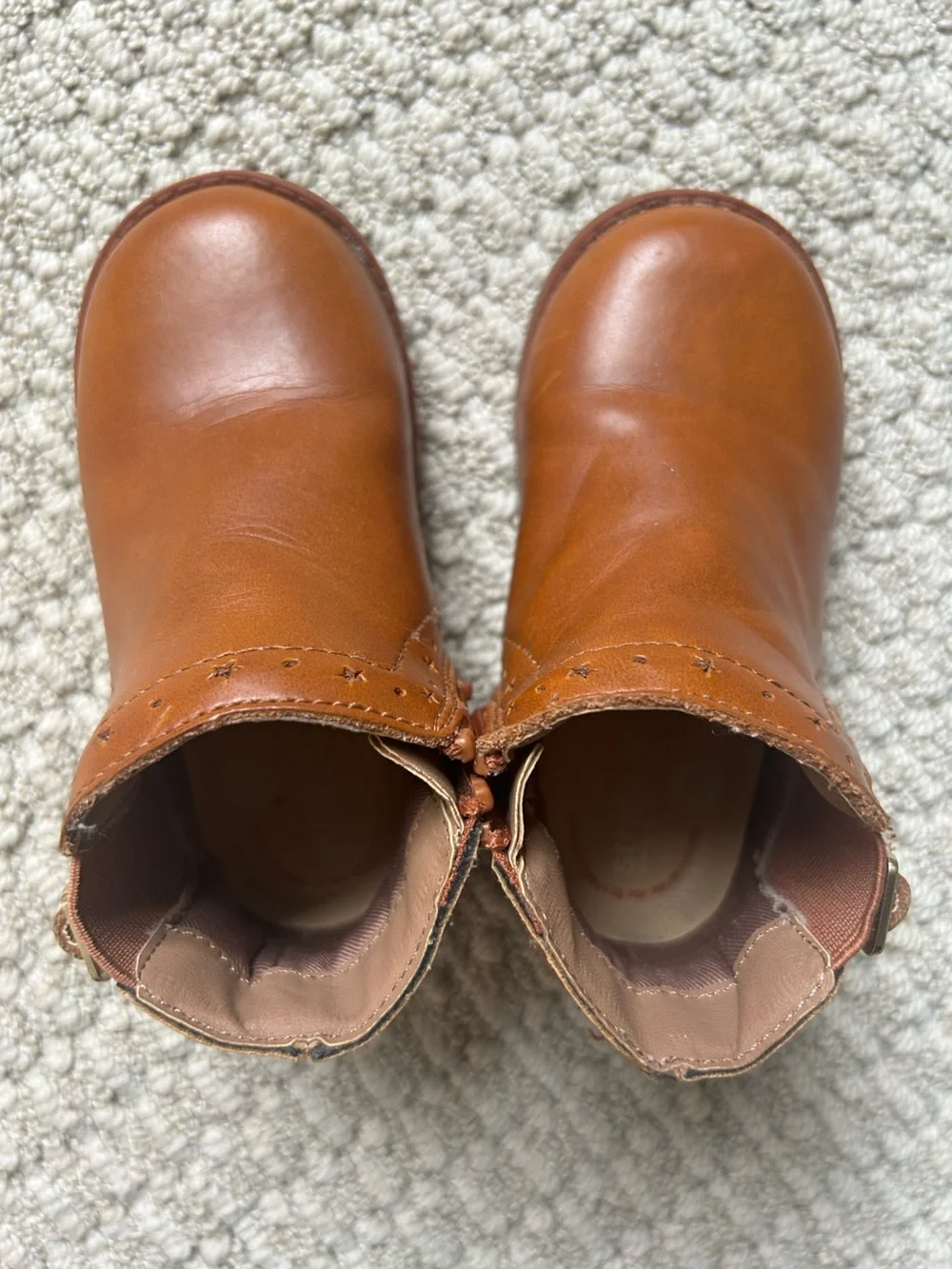 Stride Rite Toddler Boots Brown Size 6.5
